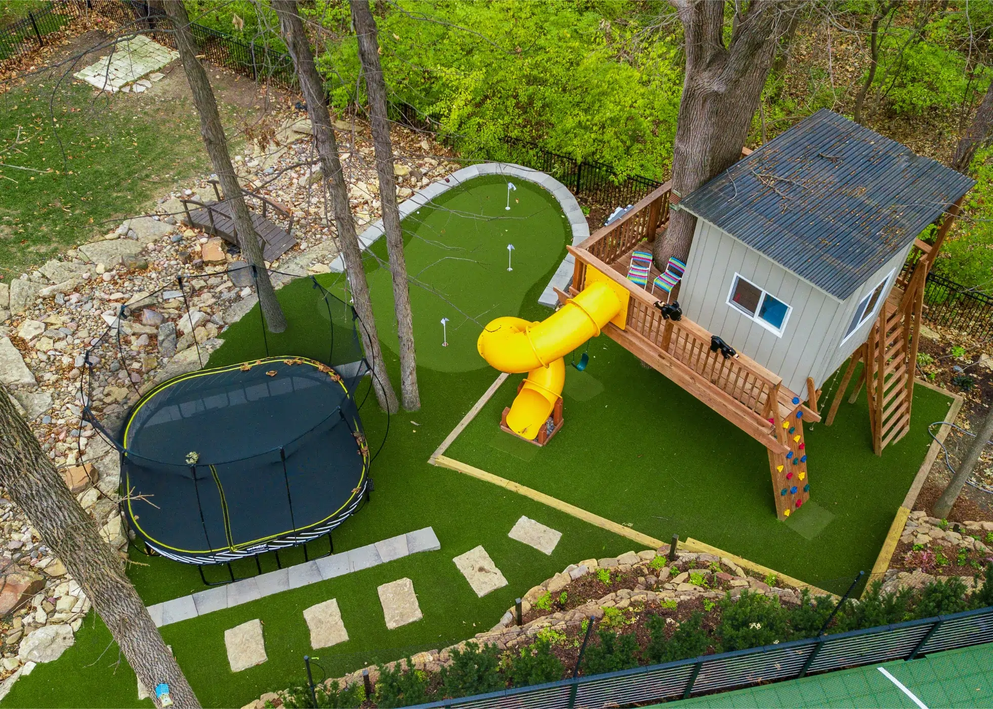 orange county playground turf synlawn backyard