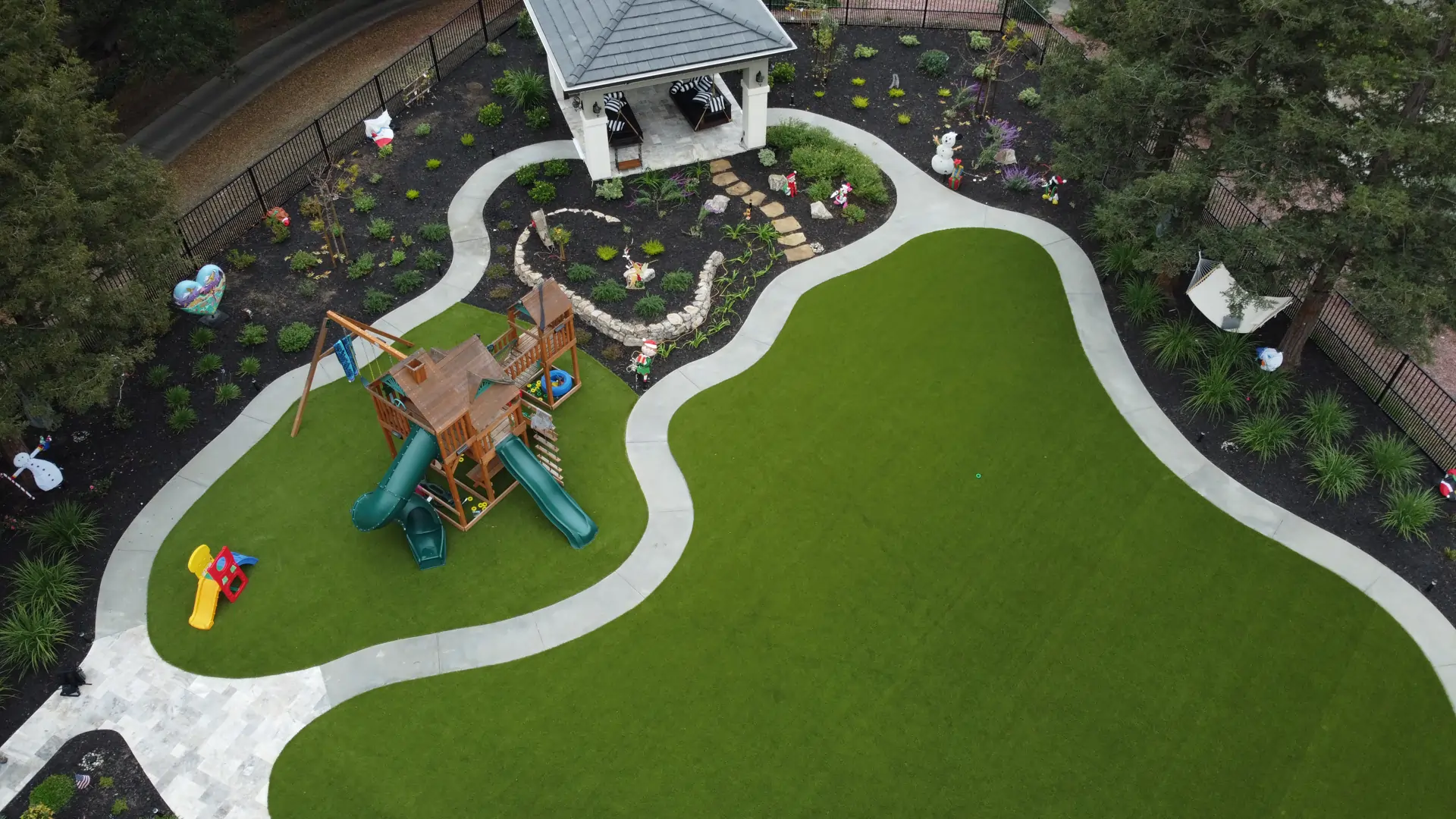 Orange county playground turf synlawn
