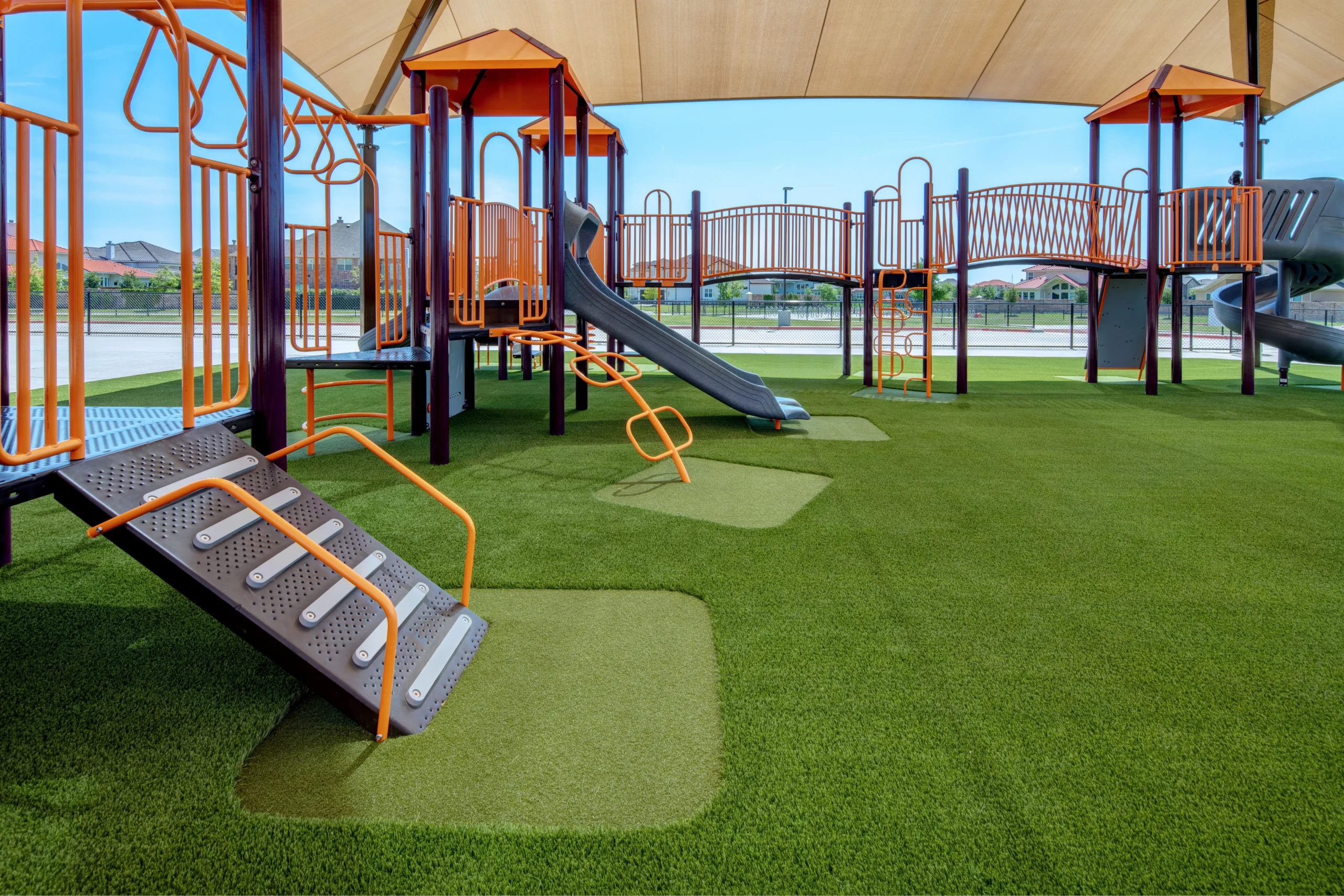 Orange County Commercial Turf Playground