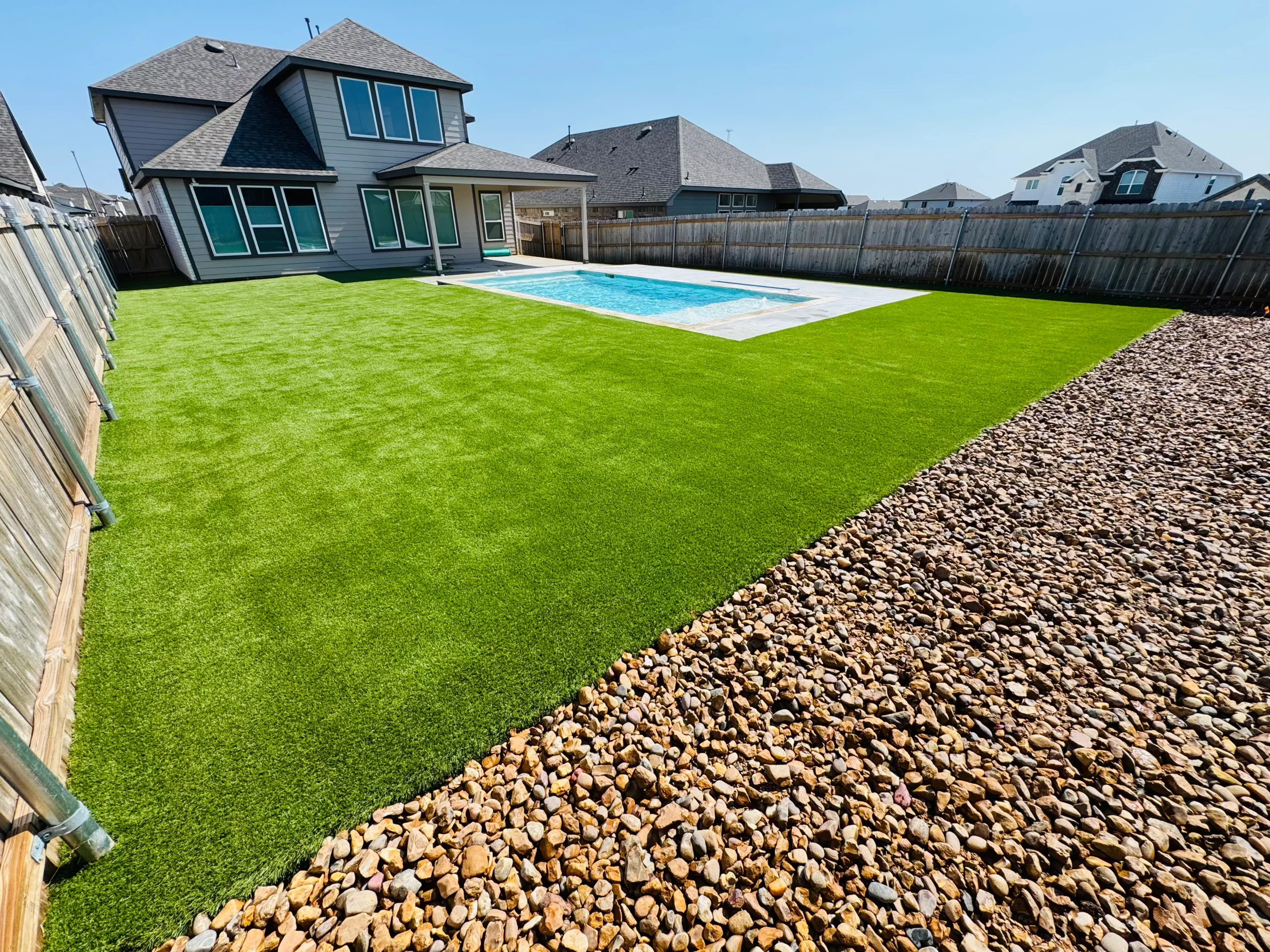 SYNLawn Orange County Backyard artificial turf