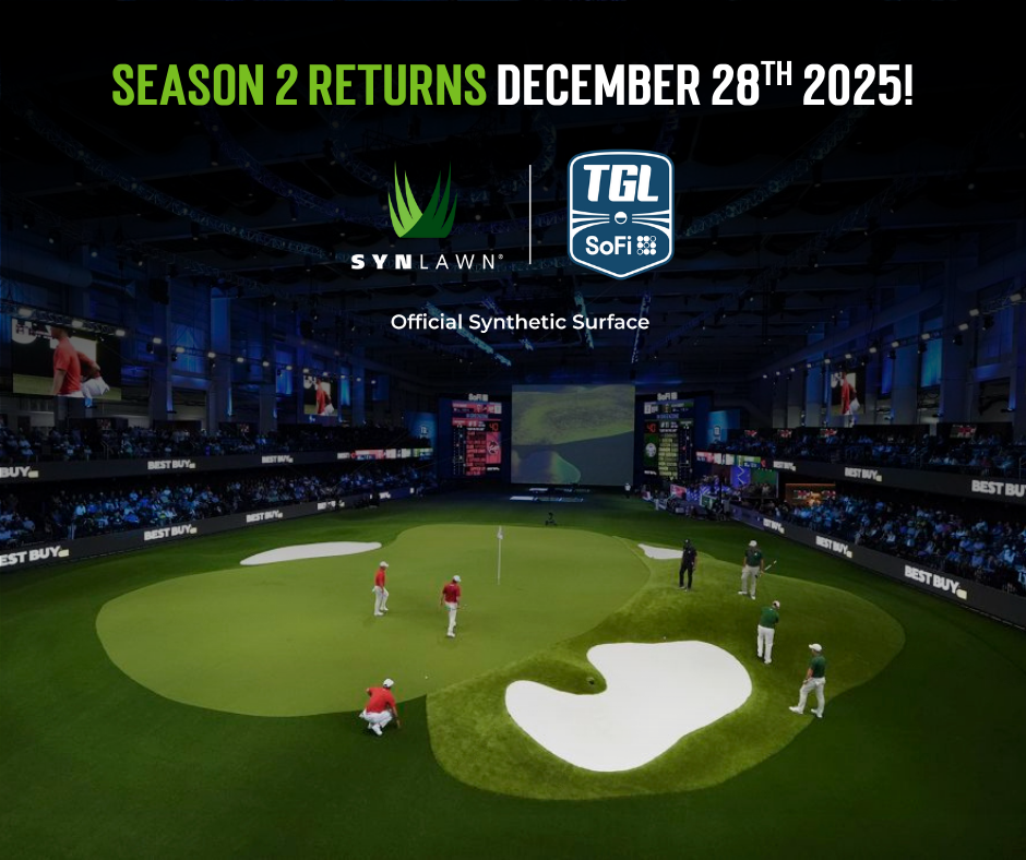 TGL Returns Dec 28 with SYNLawn golf turf TGL Returns Dec 28 with SYNLawn Orange County golf turf