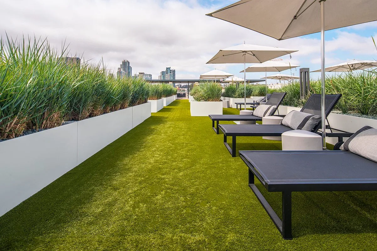 Rooftop Orange County Artificial Grass