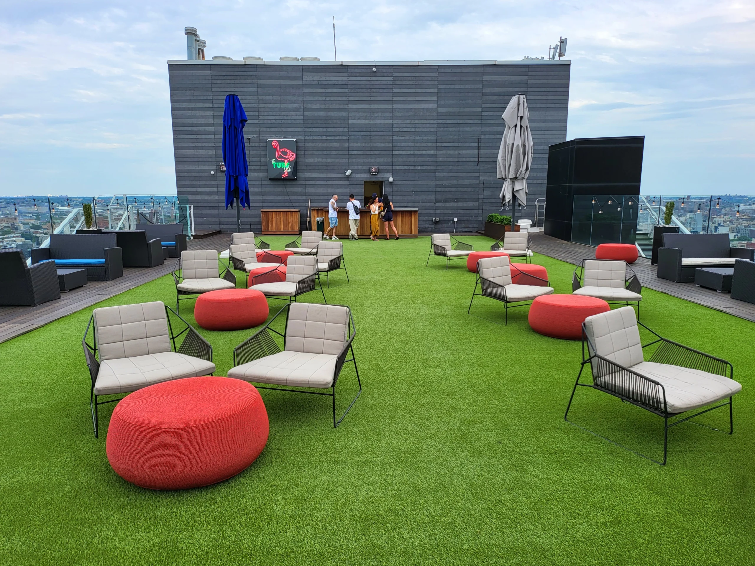 Rooftop Lounge SYNLawn Orange County Artificial Turf Installation Rooftop Lounge SYNLawn Orange County Artificial Turf Installation